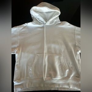 Aritzia White Hoodie size Large